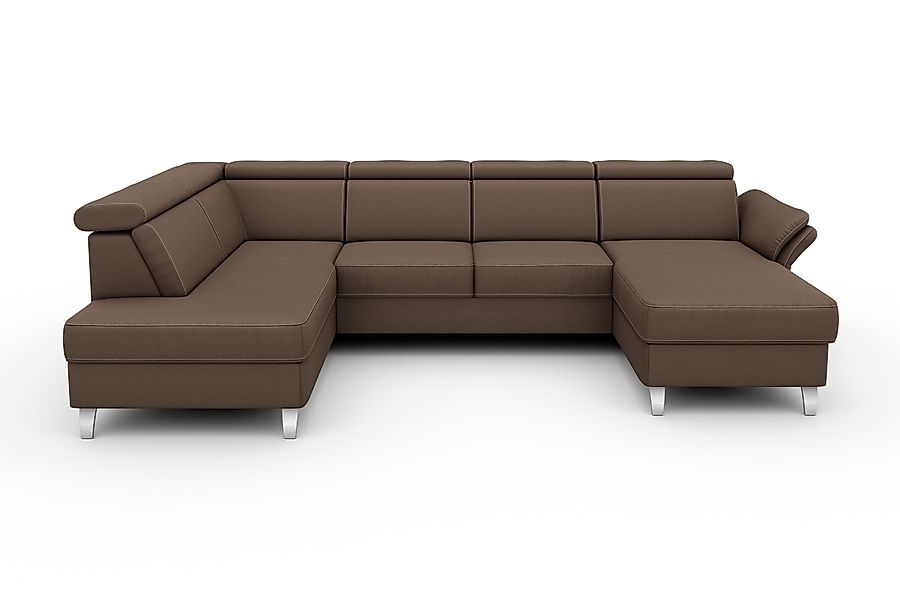 sit&more Wohnlandschaft Vincenzo U-Form, inklusive Kopfteilverstellung, günstig online kaufen