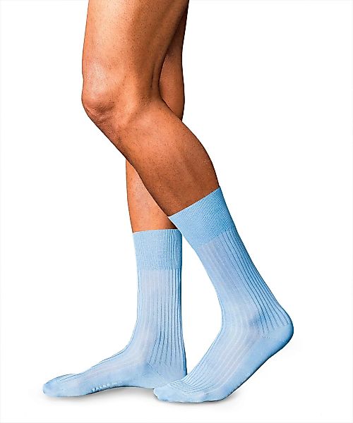 FALKE No. 10 Pure Fil d´Écosse Gentlemen Socken, Herren, 41-42, Blau, Uni, günstig online kaufen