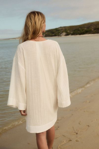 Next Strandkleid Strandkaftan aus 100 % Baumwolle günstig online kaufen