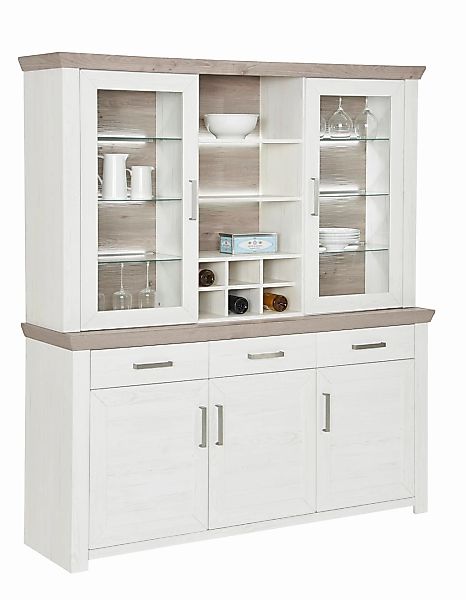 set one by Musterring Buffetschrank "york", 2-teilig (Sideboard und Aufsatz günstig online kaufen