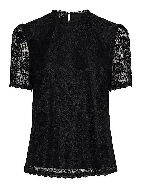 pieces Kurzarmbluse OLLINE (1-tlg) Spitze günstig online kaufen