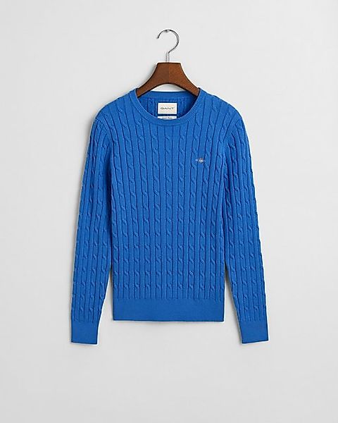 Gant Sweater "Strickpullover STRETCH COTTON CABLE C-NECK" günstig online kaufen