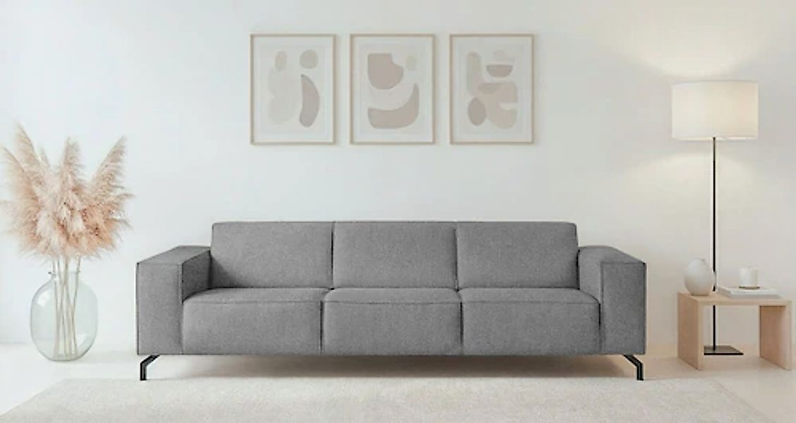 Home affaire 3-Sitzer »Lorcan 257 cm, weiches Sitzgefühl« günstig online kaufen