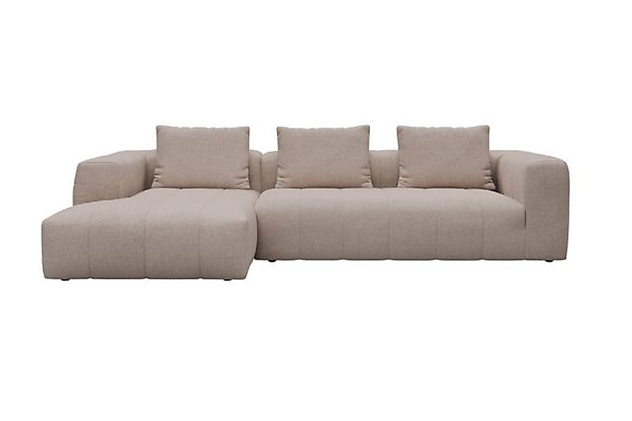 moebelfaktor Ecksofa Hugo 2,5-Sitzer Armlehne rechts mit Chaiselongue, Modu günstig online kaufen