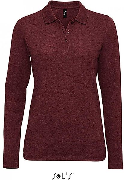 SOLS Langarm-Poloshirt Damen Long-Sleeve Piqué Polo günstig online kaufen