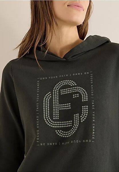 Hoodie mit Schmucksteinen günstig online kaufen