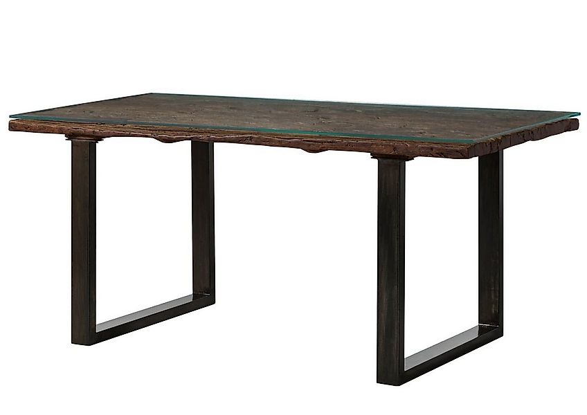 Massivmoebel24 Baumkantentisch SEVILLA (Massivholz, Massivholztisch), Essti günstig online kaufen