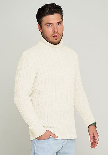 CARISMA Rollkragenpullover CRMUS Grobstrick Zopf-Muster günstig online kaufen