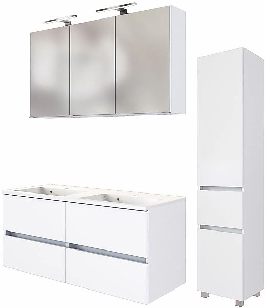 welltime Badmöbel-Set "Welltime Möbel Baabe Waschtisch-Set 3tlg. oder 5tlg. günstig online kaufen
