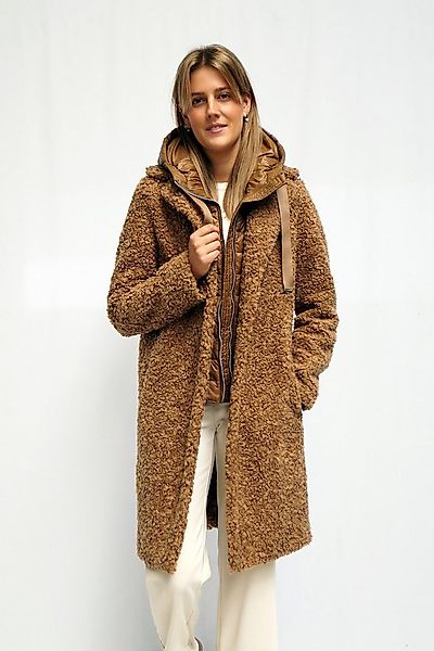 FUNK since 1776 Fellimitatmantel lang in hochwertiger Lammoptik mit abnehmb günstig online kaufen