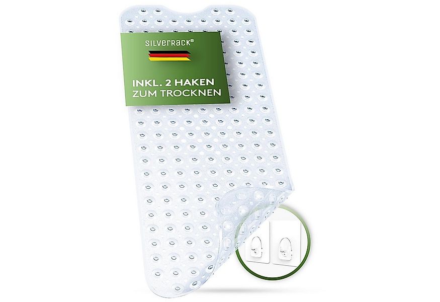 SilverRack Duschmatte Badewannenmatte 100x40 cm - Antirutschmatte Badewanne günstig online kaufen