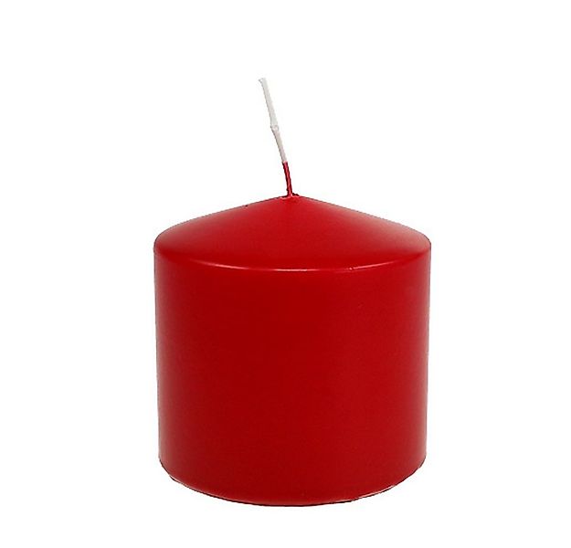 Viana Stumpenkerze 4er Set Stumpenkerze Rot 100x100mm - Selbstklebend, 4 St günstig online kaufen