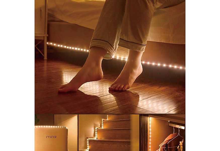 EAXUS LED-Streifen 30 LED Strip mit Bewegungssensor und Helligkeitssensor - günstig online kaufen