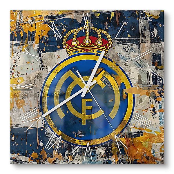 DEQORI Wanduhr 'Wappen Real Madrid' (Glas günstig online kaufen