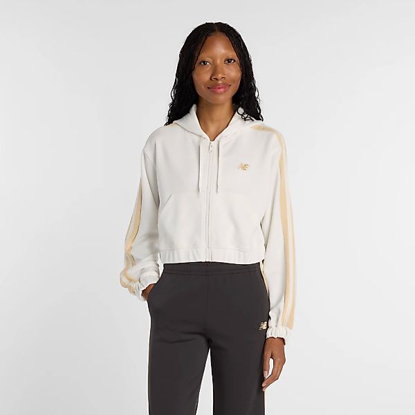 New Balance Kapuzensweatjacke mit Kapuze, aus Polyester, mit Reißverschluss günstig online kaufen