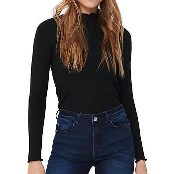JDY Langarmbluse JDYFRANSISKA L/S HIGHNECK TOP JRS NOOS mit gewellten Säume günstig online kaufen