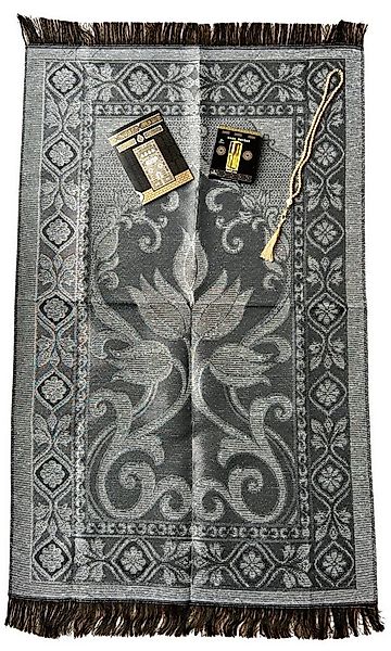 Lale Collection® Orientteppich 3 tlg. Gebetsteppich Kaaba + Yasin + tasbih günstig online kaufen