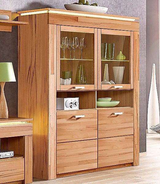 VOGL Möbelfabrik Vitrine, Höhe 158 cm günstig online kaufen