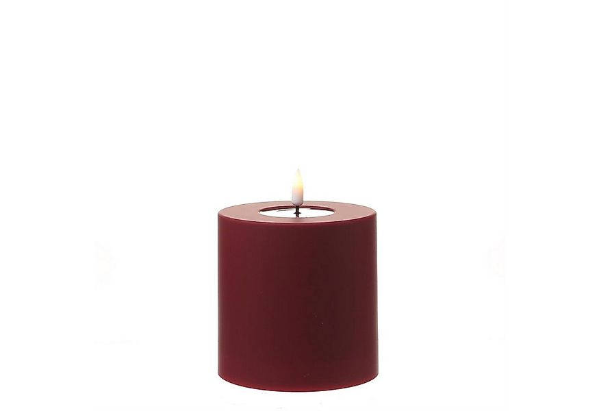 Deluxe Homeart LED-Kerze MIA für Deluxe für Außen flackernd H: 10cm D: 10cm günstig online kaufen