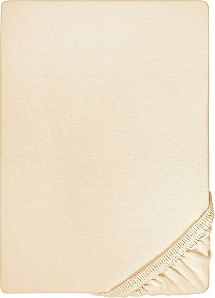 Biberna Spannbettlaken Samy, Jersey-Elasthan, Gummizug: rundum, (1 Stück), günstig online kaufen
