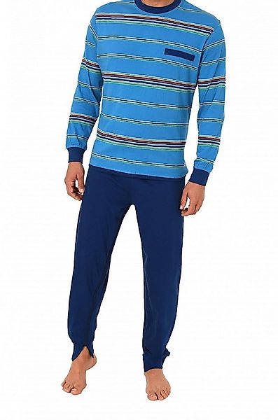 Normann Care Pyjama Herren Pflegeoverall langarm mit Reissverschluss am Rüc günstig online kaufen