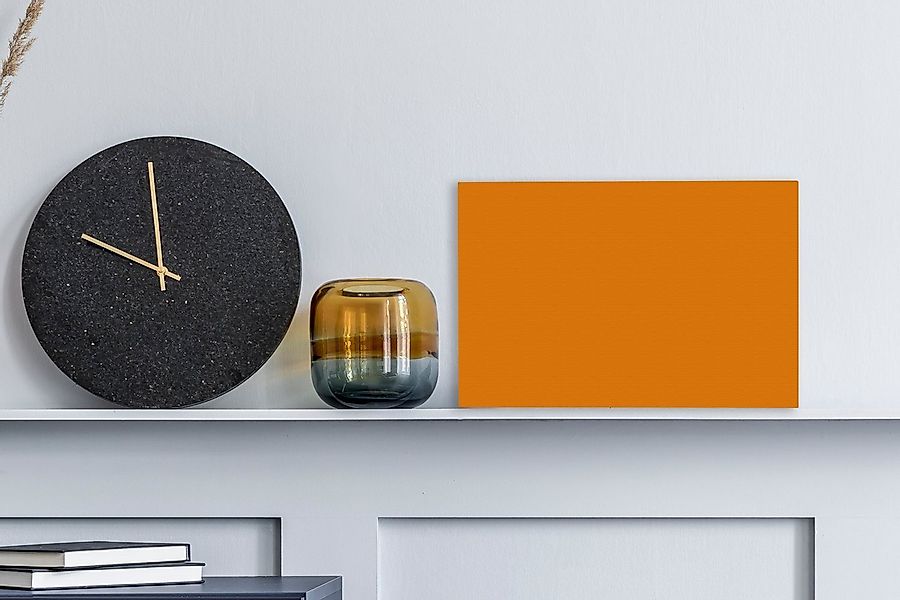 OneMillionCanvasses® Leinwandbild Orange - Jahreszeiten - günstig online kaufen