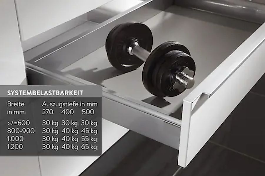 nobilia® Küchenzeile »"Cascada II"«, vormontiert, Ausrichtung wählbar, Brei günstig online kaufen