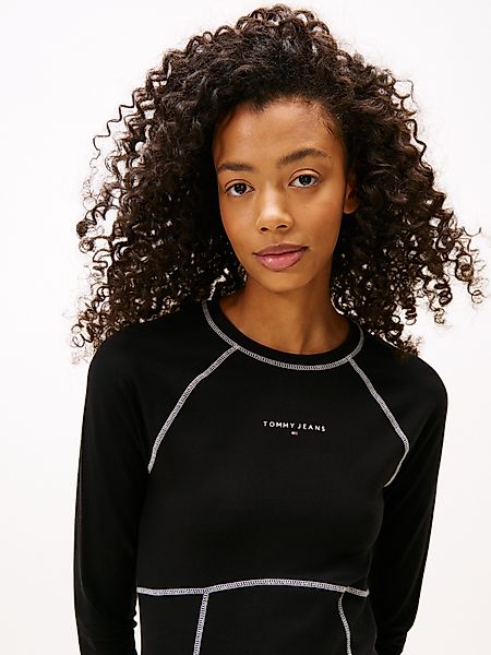 Tommy Jeans Jerseykleid TJW BODYCON LINEAR günstig online kaufen