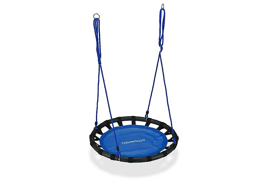 relaxdays Nestschaukel 80cm, blau günstig online kaufen