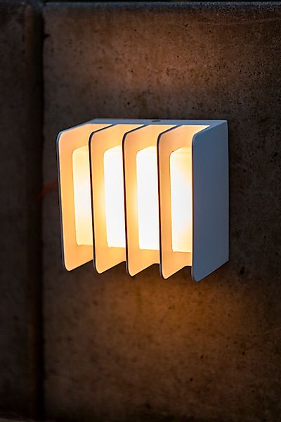LUTEC LED Außen-Wandleuchte "GRIDY", Leuchtmittel LED-Modul  LED fest integ günstig online kaufen