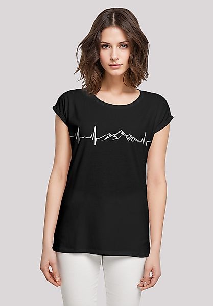 F4NT4STIC T-Shirt Herzschlag Berge Wandern Premium günstig online kaufen