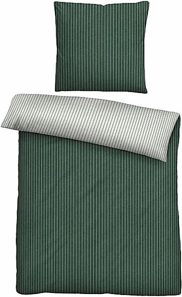 Biberna Wendebettwäsche "Tillmann" 2 Stk. tlg. kuschelig warm im Winter, ge günstig online kaufen