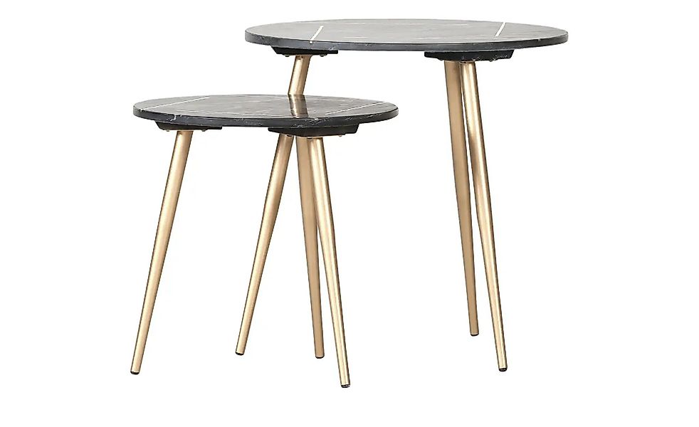 Gutmann Factory Beistelltisch "Marmoro", (Set, 2 St.), mit filigranem Metal günstig online kaufen