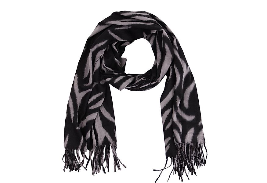 MIRROSI Modeschal weicher und warmer Zebra Muster mit Fransen, 70x180cm, Da günstig online kaufen