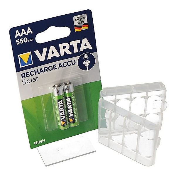 VARTA Solar Akku NiMH AAA Micro Varta 550mAh ideal für Gartenleuchten, mit günstig online kaufen