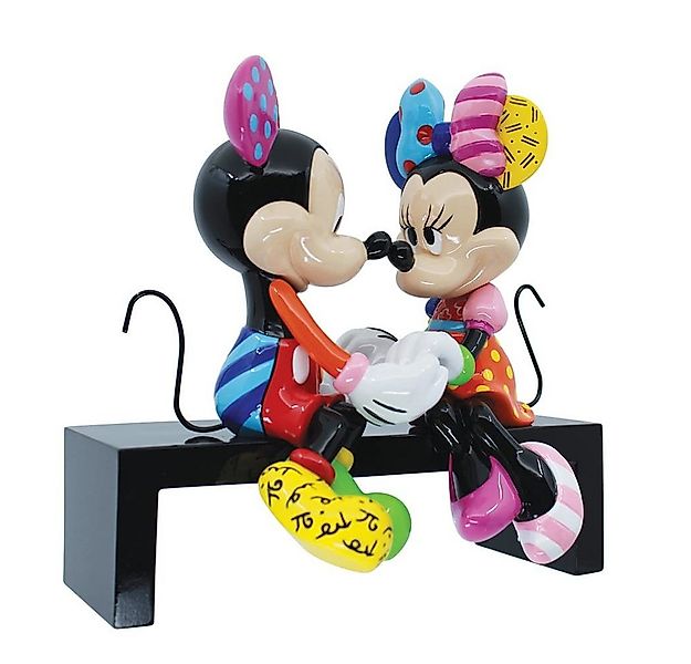 Disney by Britto Dekofigur Mickey und Minnie Maus LiebeDesigner Figur Sitze günstig online kaufen