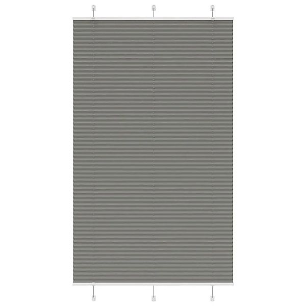vidaXL Plissee Anthrazit 120x200 cm Stoffbreite 119,4 cm Polyester 4015113 günstig online kaufen