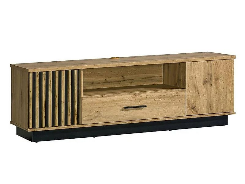 Beautysofa TV-Regal mit Schublade 155cm LAMELO, zweitürig mit Stauraum günstig online kaufen