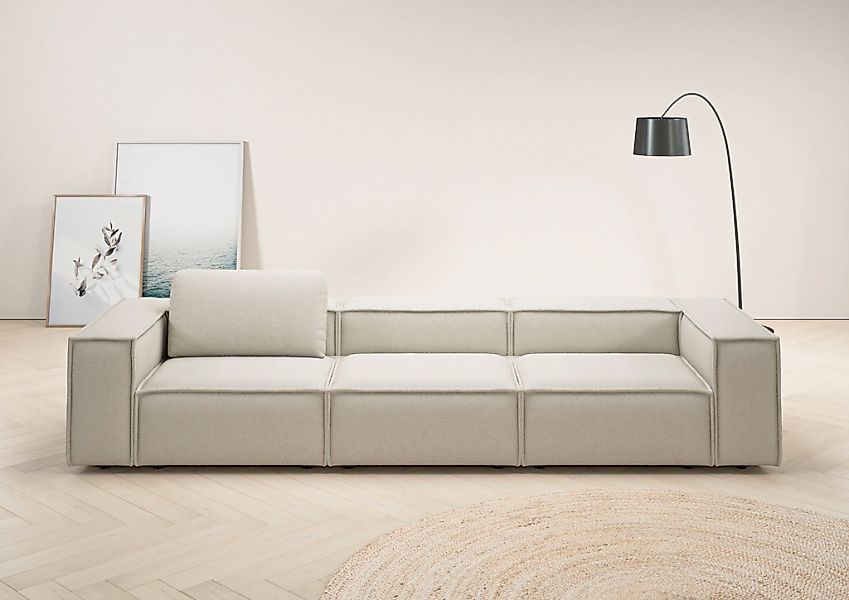 Home affaire 3,5-Sitzer "Watertown, modernes Big-Sofa XXL, 336 cm Breite, a günstig online kaufen