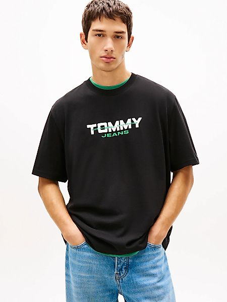 Tommy Jeans T-Shirt "TJM 90S BLOCK" Relaxed fit mit Rundhalsausschnitt günstig online kaufen