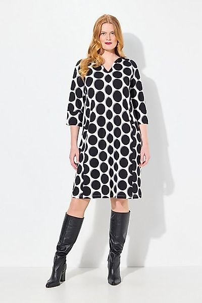 Ulla Popken Midikleid Punto-Kleid Punkte A-Linie günstig online kaufen
