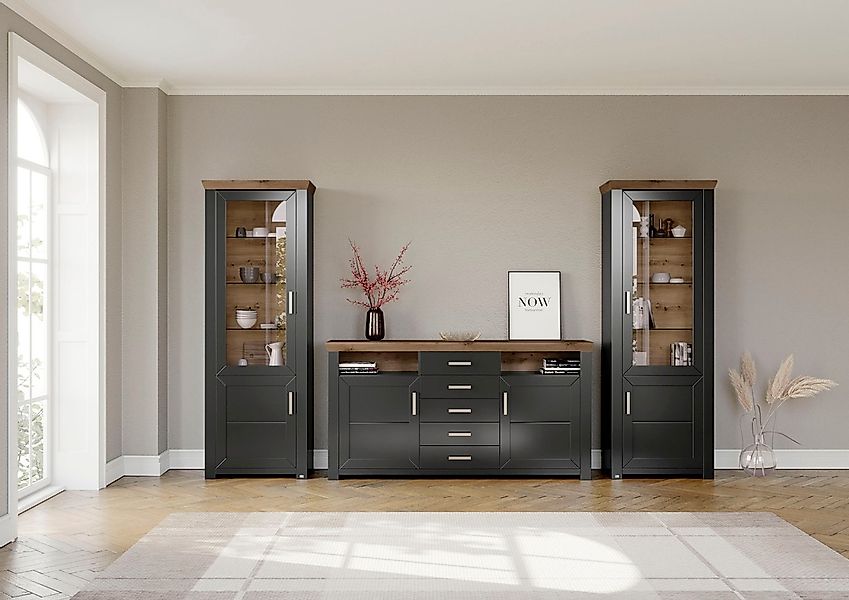 set one by Musterring Wohnwand "York" Set, 3 Stk. tlg. günstig online kaufen