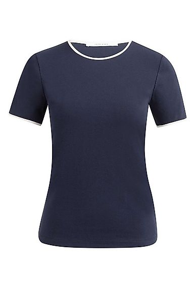 YAYA Kurzarmshirt T-Shirt mit Kontrast günstig online kaufen