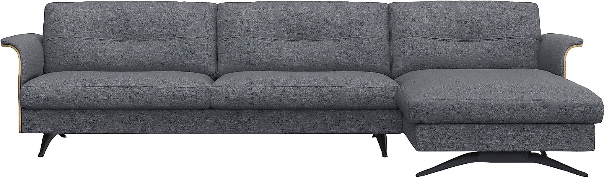 FLEXLUX Ecksofa »Glow, super bequem durch hochwertigem Sitzaufbau mit Feder günstig online kaufen