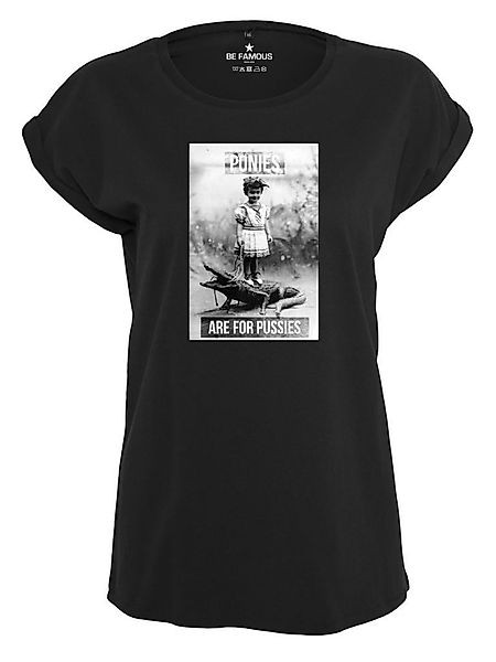 Be Famous Print-Shirt Classic Roll Up günstig online kaufen