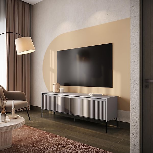 Compleo TV-Schrank FLORE mit 4 Klappen/Türen, günstig online kaufen