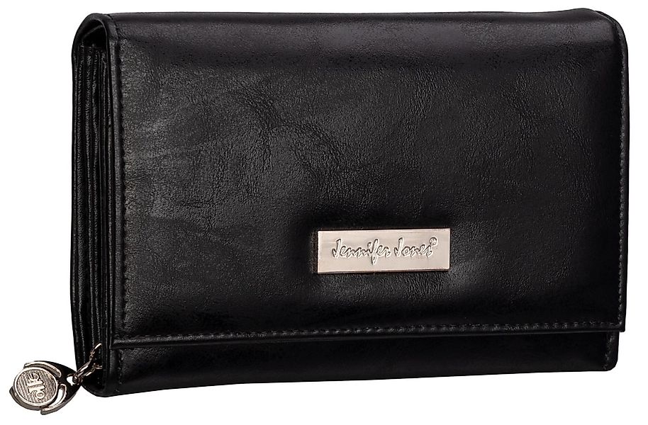 Jennifer Jones Geldbörse JENNIFER JONES Damen Geldbörse Portemonnaie Schwar günstig online kaufen