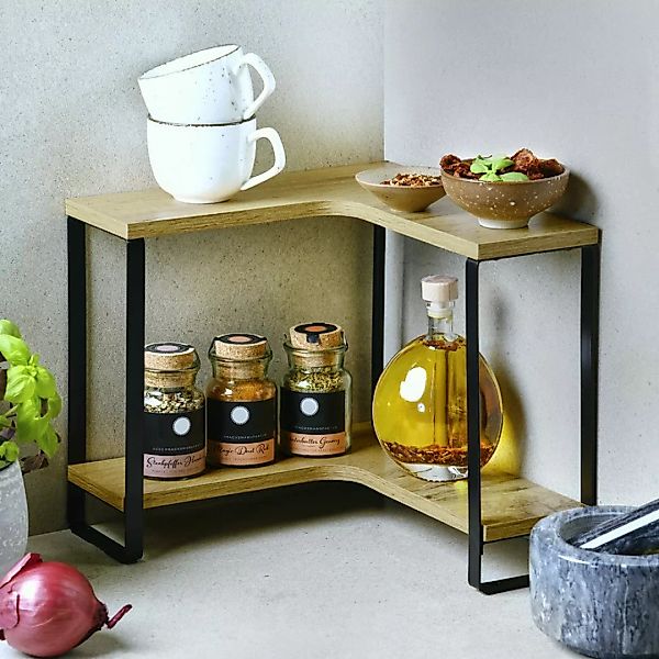 KESPER® Eckregal Eck- Küchenregal, MDF, 1-tlg. günstig online kaufen