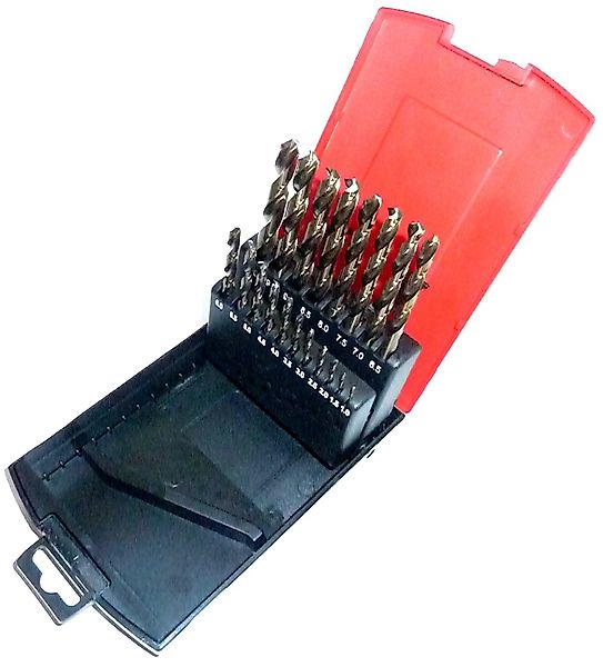 PeTools Metallbohrer 19 tlg. Edelstahl-Bohrerset (1-10mm) günstig online kaufen