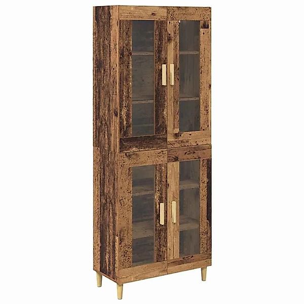 vidaXL Highboard Altholz 69,5 x 34 x 180 cm Holzwerkstoff 3415753 günstig online kaufen